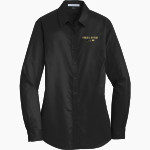 FOSSIL RIDGE HIGH SCHOOL PANTHERS <span class="pdp-name-mascot">FOSSIL RIDGE PANTHERS</span> Port Authority Women's SuperPro Twill Shirt Front Thumbnail