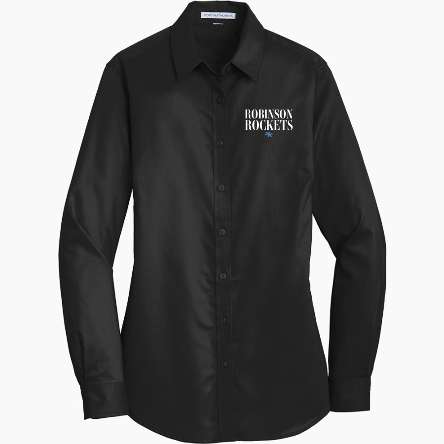 ROBINSON HIGH SCHOOL ROCKETS <span class="pdp-name-mascot">ROBINSON ROCKETS</span> Port Authority Women's SuperPro Twill Shirt