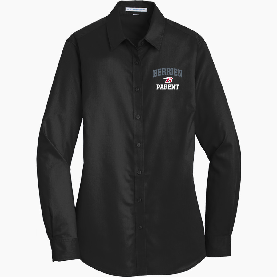 BERRIEN HIGH SCHOOL REBELS <span class="pdp-name-mascot">BERRIEN REBELS</span> Port Authority Women's SuperPro Twill Shirt