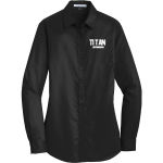 Tacoma Community College Titans <span class="pdp-name-mascot">Tacoma Community College Titans</span> Port Authority Women's SuperPro Twill Shirt Front Thumbnail