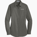Christendom College Online Store <span class="pdp-name-mascot">Christendom College Crusaders</span> Port Authority Women's SuperPro Twill Shirt Front Thumbnail