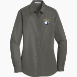 Akins Eagles <span class="pdp-name-mascot">Akins Eagles</span> Port Authority Women's SuperPro Twill Shirt Front Thumbnail