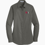 BVSA BOBBY VALENTINE'S SP <span class="pdp-name-mascot">BOBBY VALENTINE'S SPORTS ACADEMY</span> Port Authority Women's SuperPro Twill Shirt Front Thumbnail
