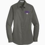 Emerald High School Vikings Port Authority Women's SuperPro Twill Shirt Front Thumbnail
