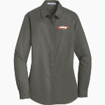 Mahomet-Seymour Bulldogs <span class="pdp-name-mascot">Mahomet-Seymour Bulldogs</span> Port Authority Women's SuperPro Twill Shirt Front Thumbnail