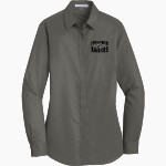 Hannah-Pamplico Raiders Raiders <span class="pdp-name-mascot">Hannah-Pamplico Raiders</span> Port Authority Women's SuperPro Twill Shirt Front Thumbnail
