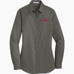 ATHENS HIGH SCHOOL RED HAWKS <span class="pdp-name-mascot">ATHENS RED HAWKS</span> Port Authority Women's SuperPro Twill Shirt Front Thumbnail