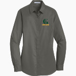 Green Acres Grizzlies <span class="pdp-name-mascot">Green Acres School Grizzlies</span> Port Authority Women's SuperPro Twill Shirt Front Thumbnail