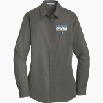 CENTRAL HIGH SCHOOL CHARGERS Port Authority Women's SuperPro Twill Shirt Front Thumbnail