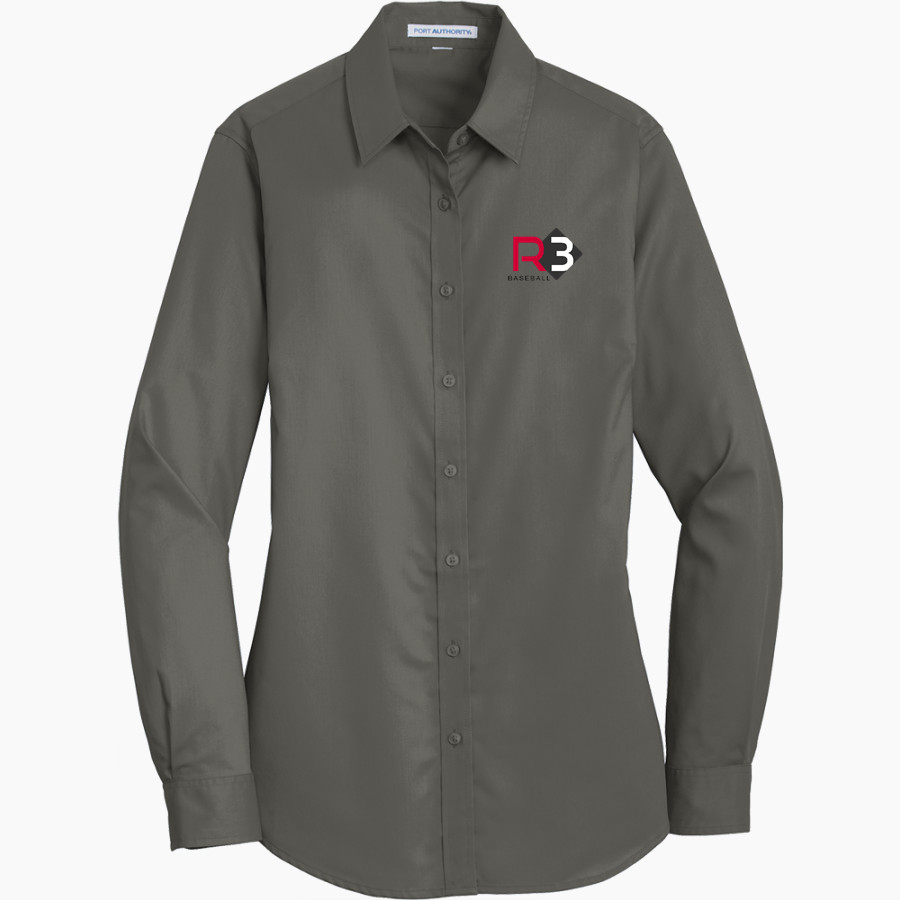 BVSA BOBBY VALENTINE'S SP <span class="pdp-name-mascot">BOBBY VALENTINE'S SPORTS ACADEMY</span> Port Authority Women's SuperPro Twill Shirt