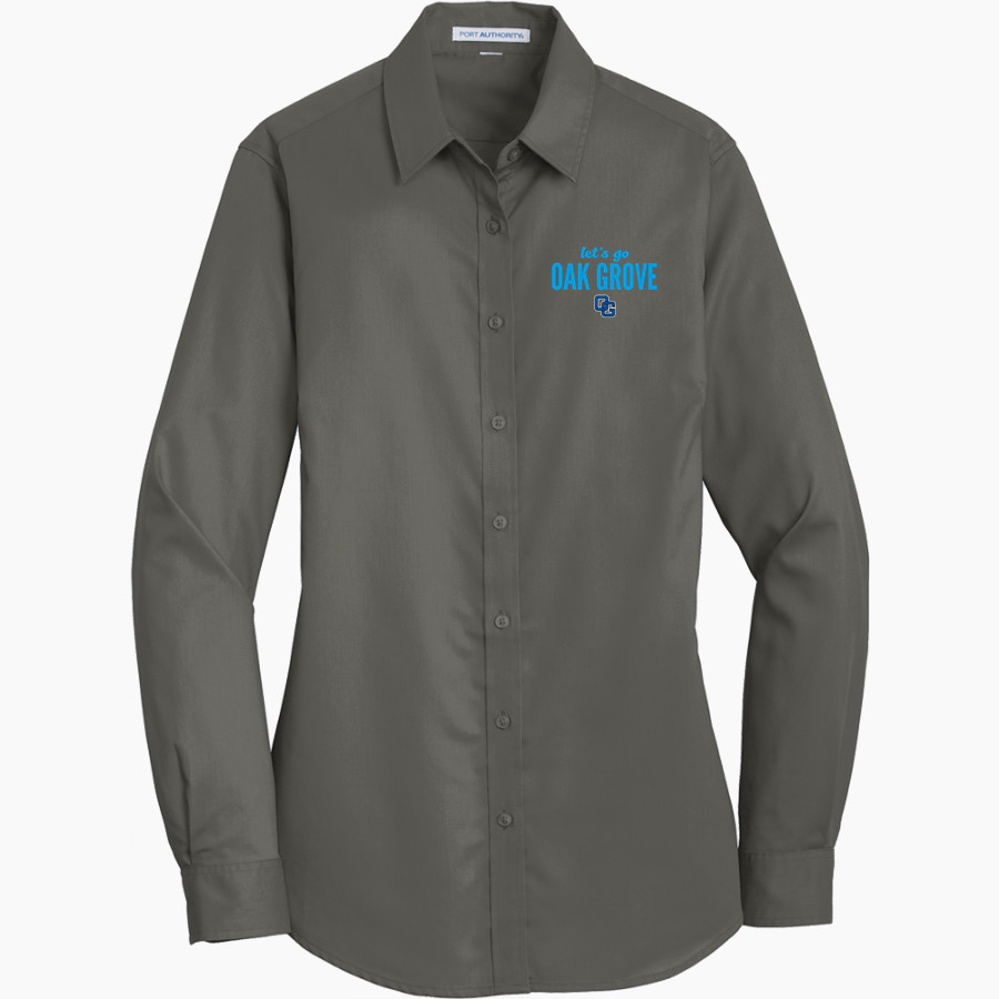 Oak Grove Grizzlies <span class="pdp-name-mascot">Oak Grove Grizzlies</span> Port Authority Women's SuperPro Twill Shirt