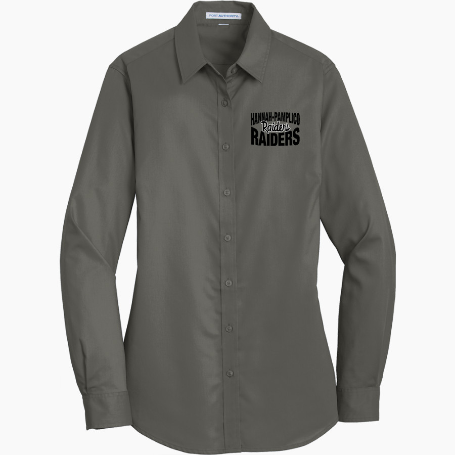 Hannah-Pamplico Raiders Raiders <span class="pdp-name-mascot">Hannah-Pamplico Raiders</span> Port Authority Women's SuperPro Twill Shirt
