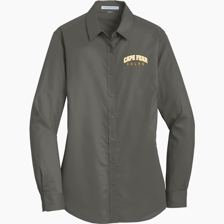 Cape Fear Colts <span class="pdp-name-mascot">Cape Fear Colts</span> Port Authority Women's SuperPro Twill Shirt
