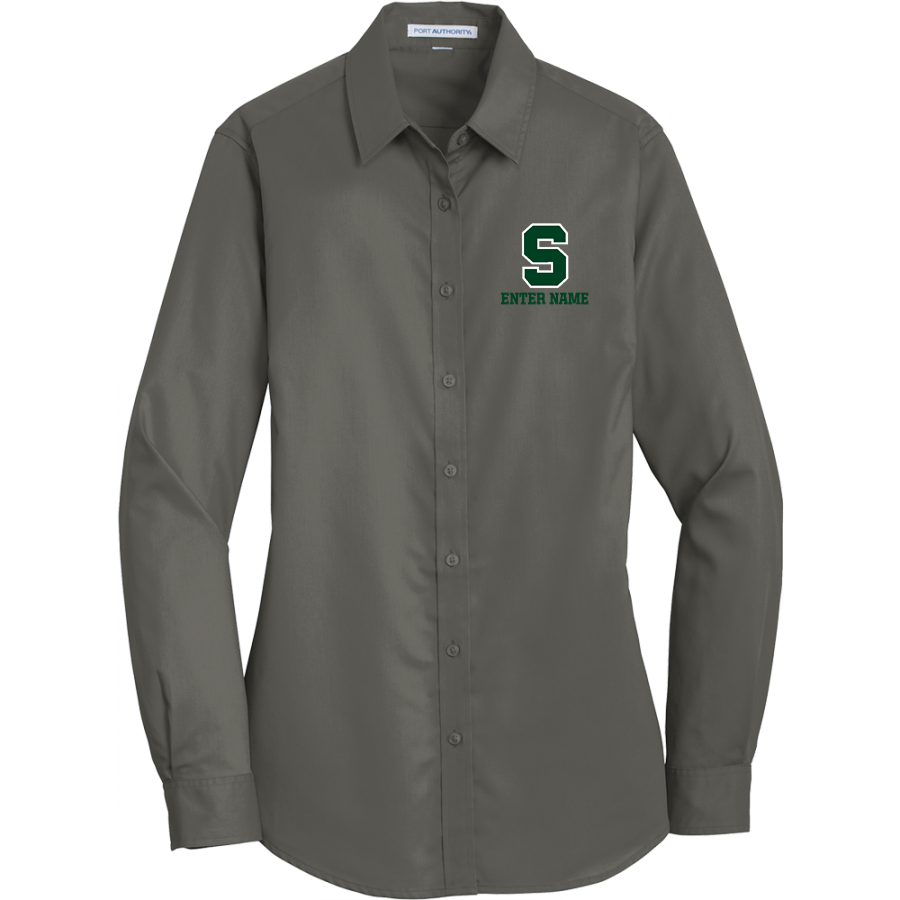 Stuart Athletics <span class="pdp-name-mascot">Stuart Country Day Tartans</span> Port Authority Women's SuperPro Twill Shirt