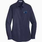 Springbrook Blue Devils <span class="pdp-name-mascot">Springbrook Blue Devils</span> Port Authority Women's SuperPro Twill Shirt Front Thumbnail