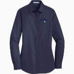 Connecticut College Camels <span class="pdp-name-mascot">Connecticut College Camels</span> Port Authority Women's SuperPro Twill Shirt Front Thumbnail