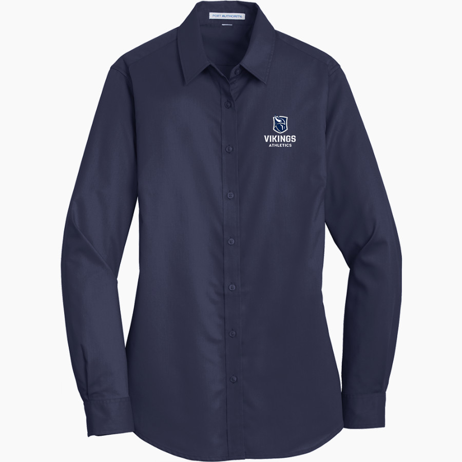 Berry Vikings <span class="pdp-name-mascot">Berry Vikings</span> Port Authority Women's SuperPro Twill Shirt