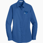 MAYWOOD ACADEMY HIGH SCHOOL NIGHTHAWKS <span class="pdp-name-mascot">MAYWOOD ACADEMY NIGHTHAWKS</span> Port Authority Women's SuperPro Twill Shirt Front Thumbnail