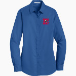 CAMPBELL-SAVONA HIGH SCHOOL PANTHERS <span class="pdp-name-mascot">CAMPBELL - SAVONA PANTHERS</span> Port Authority Women's SuperPro Twill Shirt Front Thumbnail