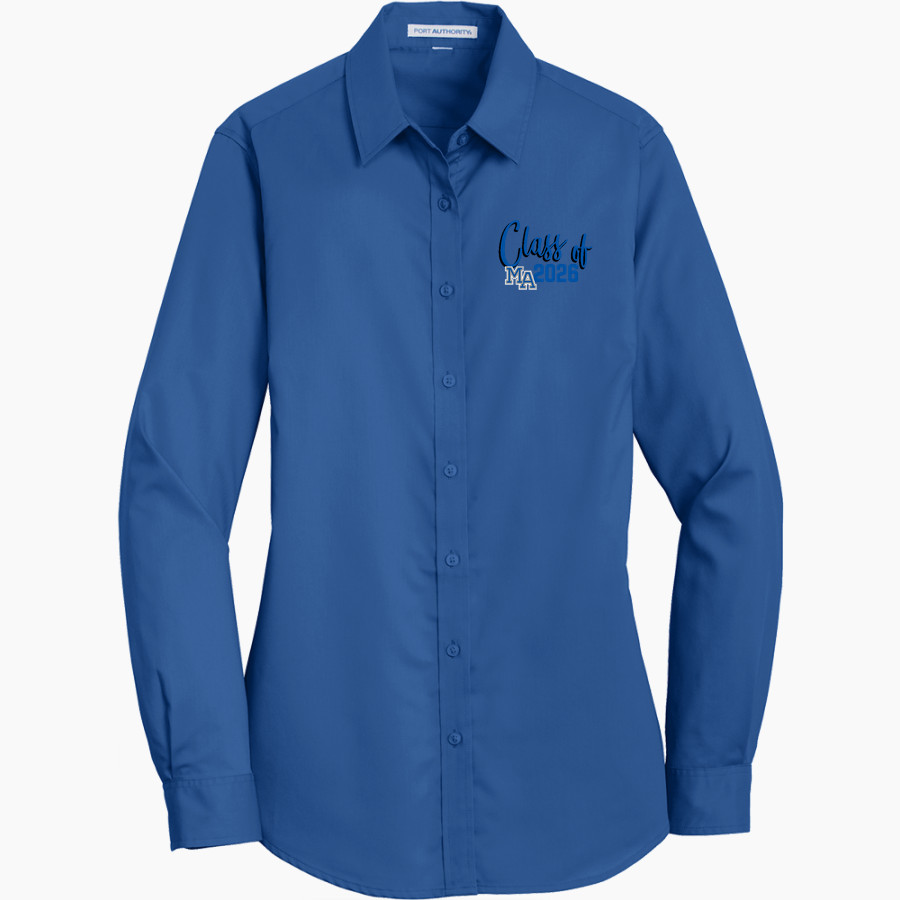 MAYWOOD ACADEMY HIGH SCHOOL NIGHTHAWKS <span class="pdp-name-mascot">MAYWOOD ACADEMY NIGHTHAWKS</span> Port Authority Women's SuperPro Twill Shirt