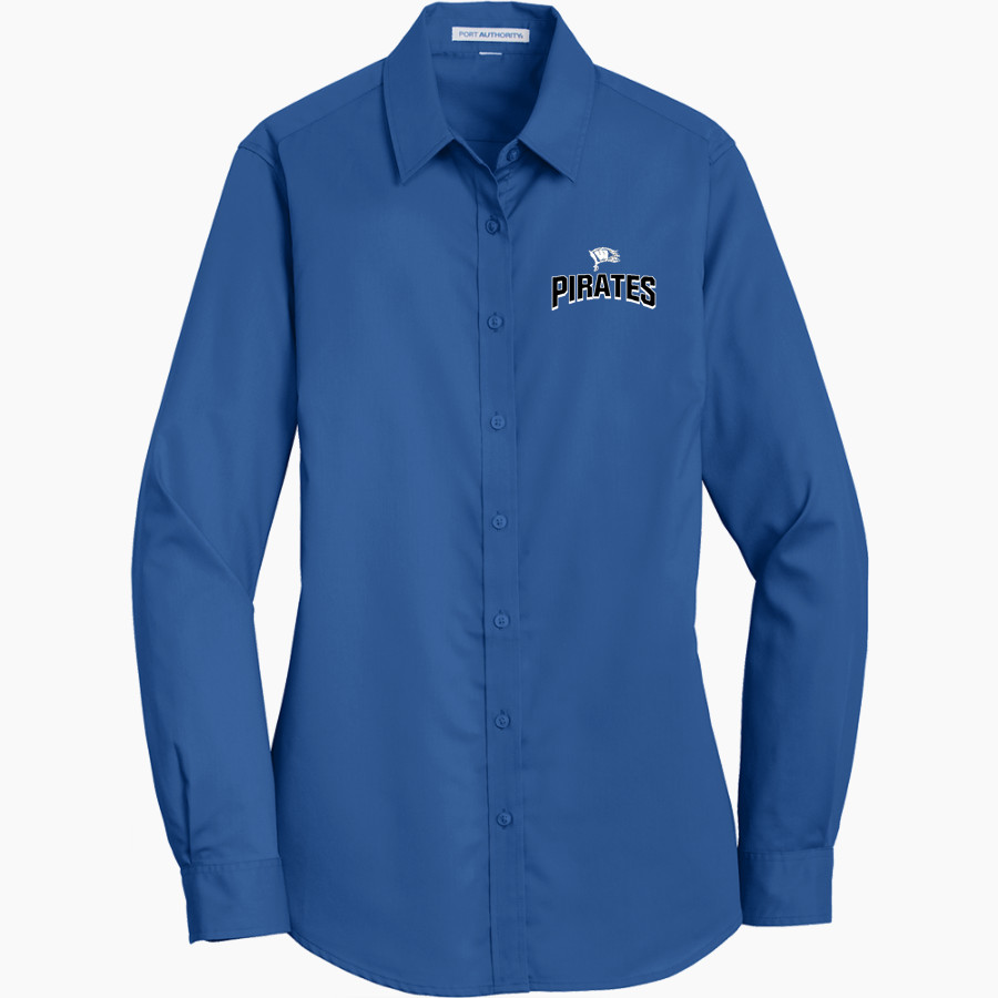 Wheatland High School Pirates Port Authority Women's SuperPro Twill Shirt