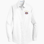 Hueytown Golden Gophers Port Authority Women's SuperPro Twill Shirt Front Thumbnail