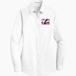 Classical Of Wichita Saints <span class="pdp-name-mascot">Classical Of Wichita Saints</span> Port Authority Women's SuperPro Twill Shirt Front Thumbnail