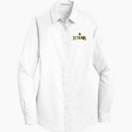 Avoca-Prattsburgh Titans <span class="pdp-name-mascot">Avoca-Prattsburgh</span> Port Authority Women's SuperPro Twill Shirt Front Thumbnail