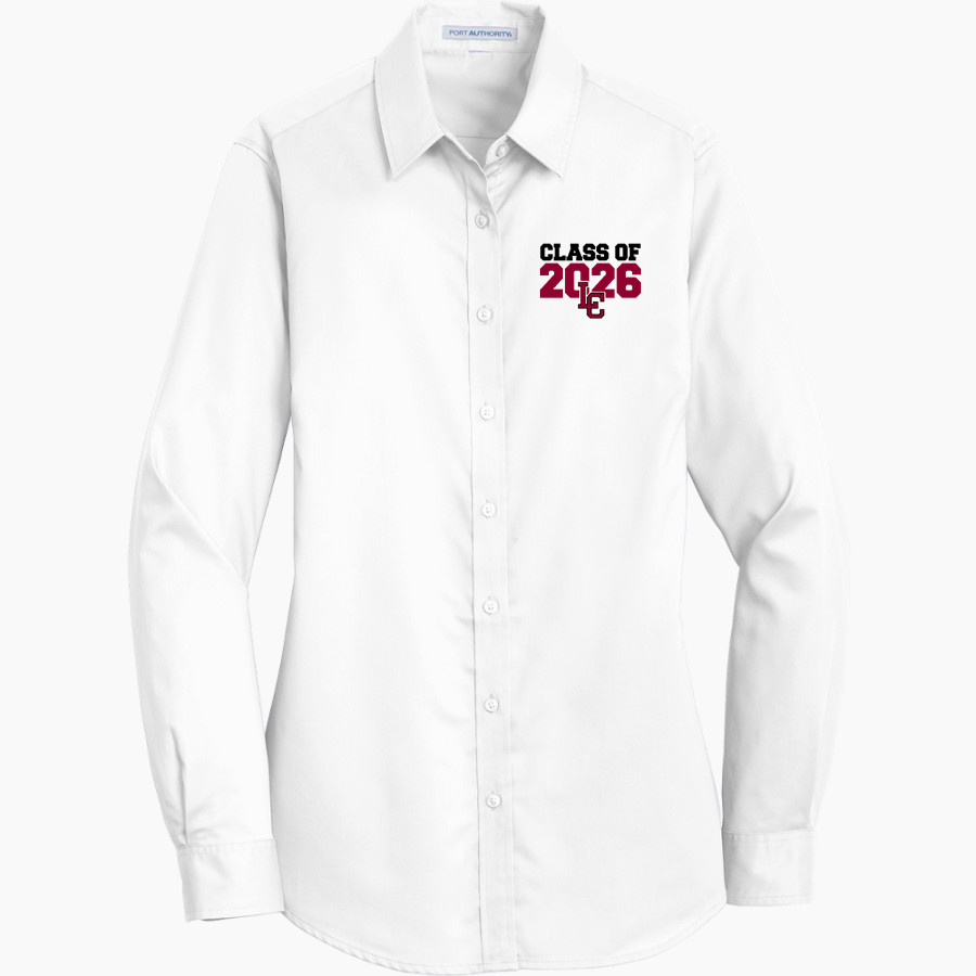 LAWRENCE COUNTY HIGH SCHOOL COUGARS Port Authority Women's SuperPro Twill Shirt