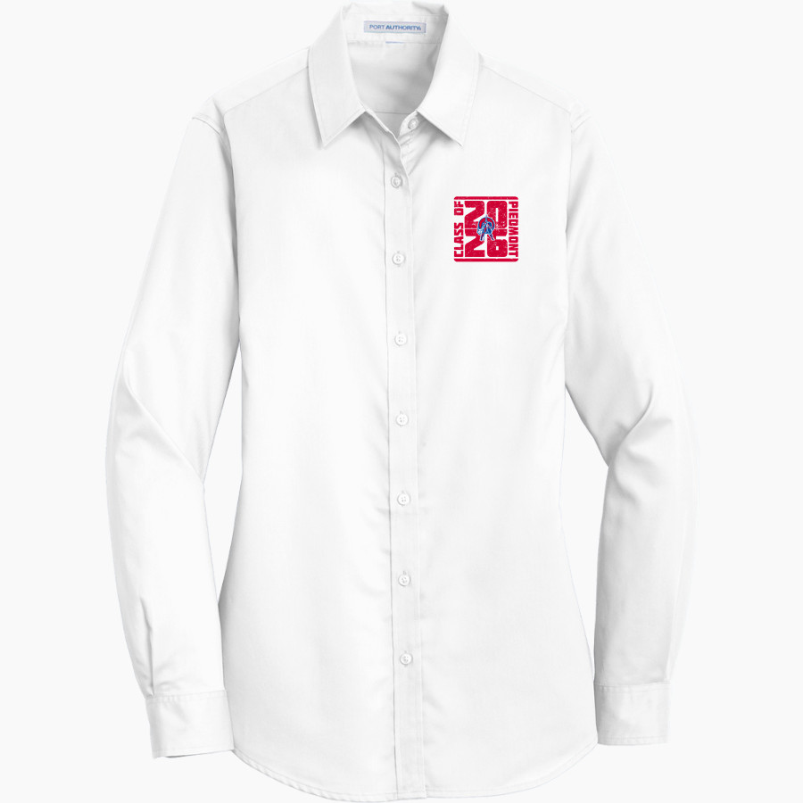 PIEDMONT CHRISTIAN SCHOOL CRUSADERS Port Authority Women's SuperPro Twill Shirt