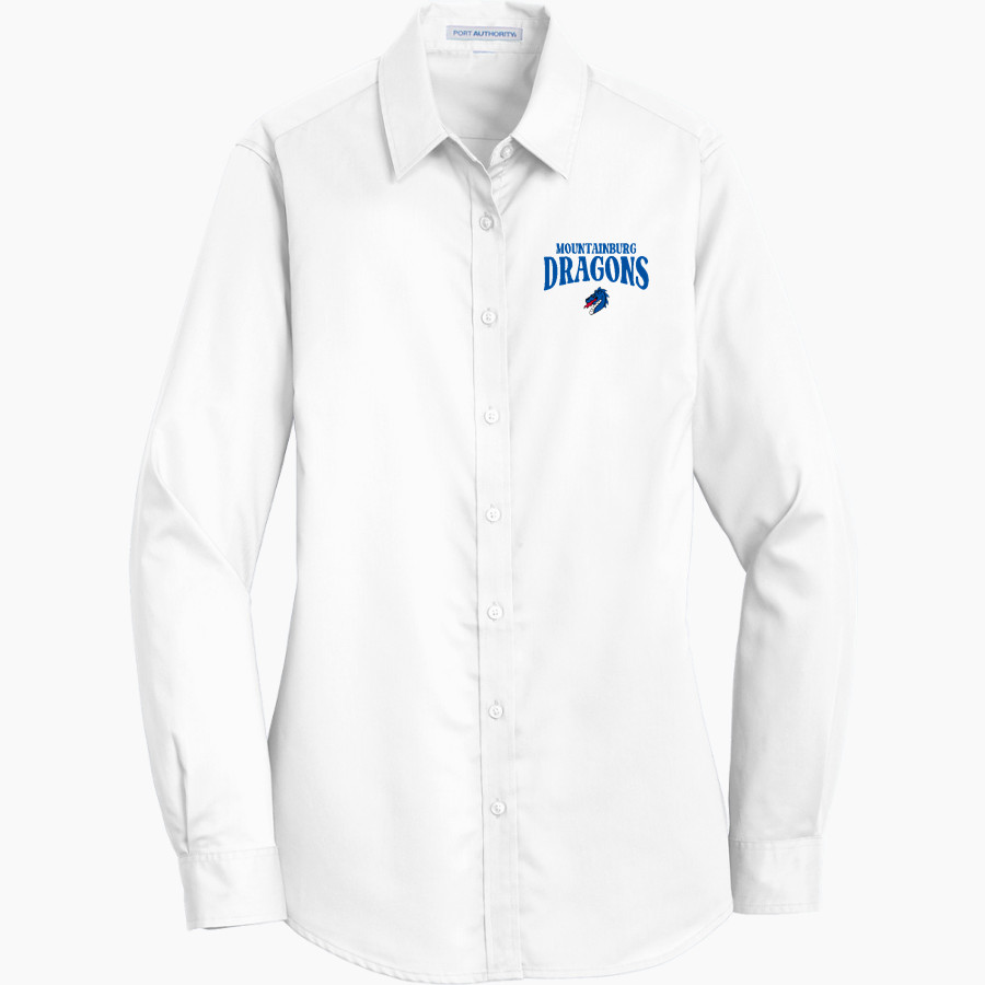 Mountainburg Dragons <span class="pdp-name-mascot">Mountainburg Dragons</span> Port Authority Women's SuperPro Twill Shirt