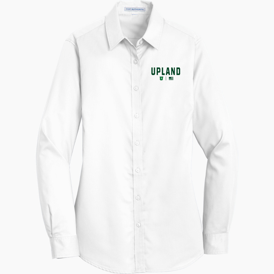UPLAND HIGH SCHOOL HIGHLANDERS <span class="pdp-name-mascot">UPLAND HIGHLANDERS</span> Port Authority Women's SuperPro Twill Shirt