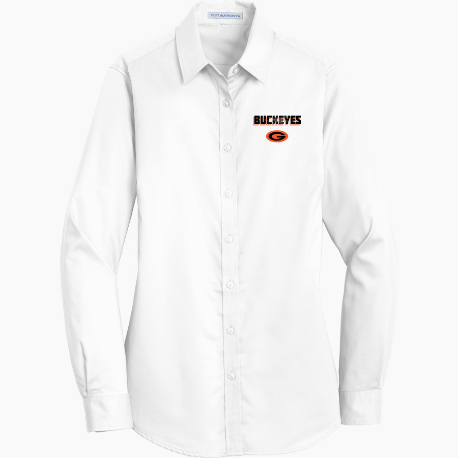 GILMER HIGH SCHOOL BUCKEYES <span class="pdp-name-mascot">GILMER BUCKEYES</span> Port Authority Women's SuperPro Twill Shirt