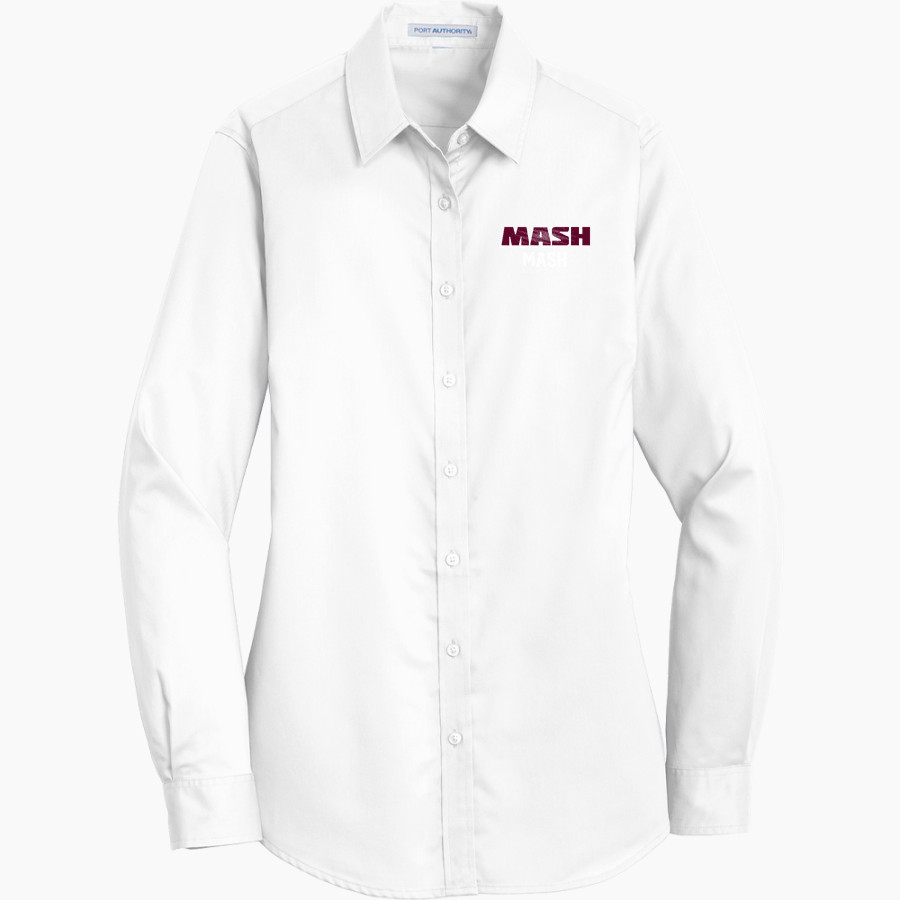 Mash Athletics <span class="pdp-name-mascot">Minnesota Mash Baseball Club</span> Port Authority Women's SuperPro Twill Shirt