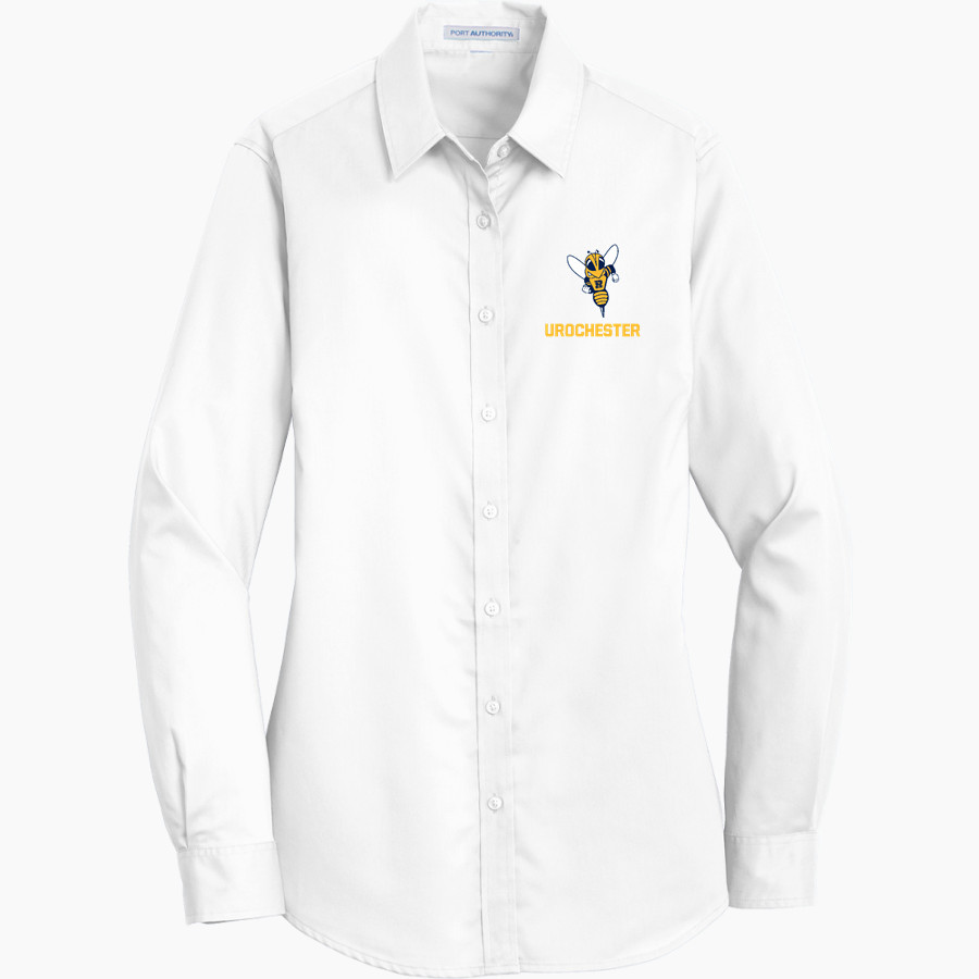 Rochester YellowJackets <span class="pdp-name-mascot">University of Rochester Athletics</span> Port Authority Women's SuperPro Twill Shirt