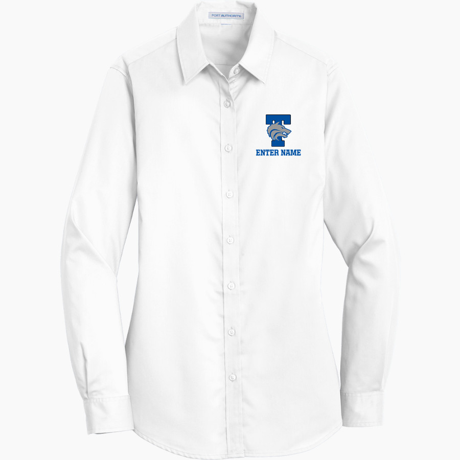 Timberline Wolves <span class="pdp-name-mascot">Timberline Wolves</span> Port Authority Women's SuperPro Twill Shirt