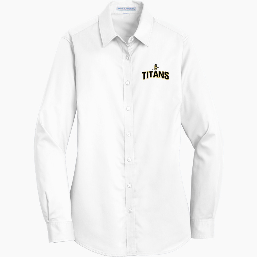 Avoca-Prattsburgh Titans <span class="pdp-name-mascot">Avoca-Prattsburgh</span> Port Authority Women's SuperPro Twill Shirt