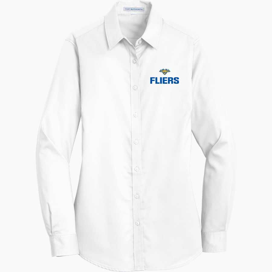CLYDE HIGH SCHOOL FLIERS <span class="pdp-name-mascot">CLYDE FLIERS</span> Port Authority Women's SuperPro Twill Shirt