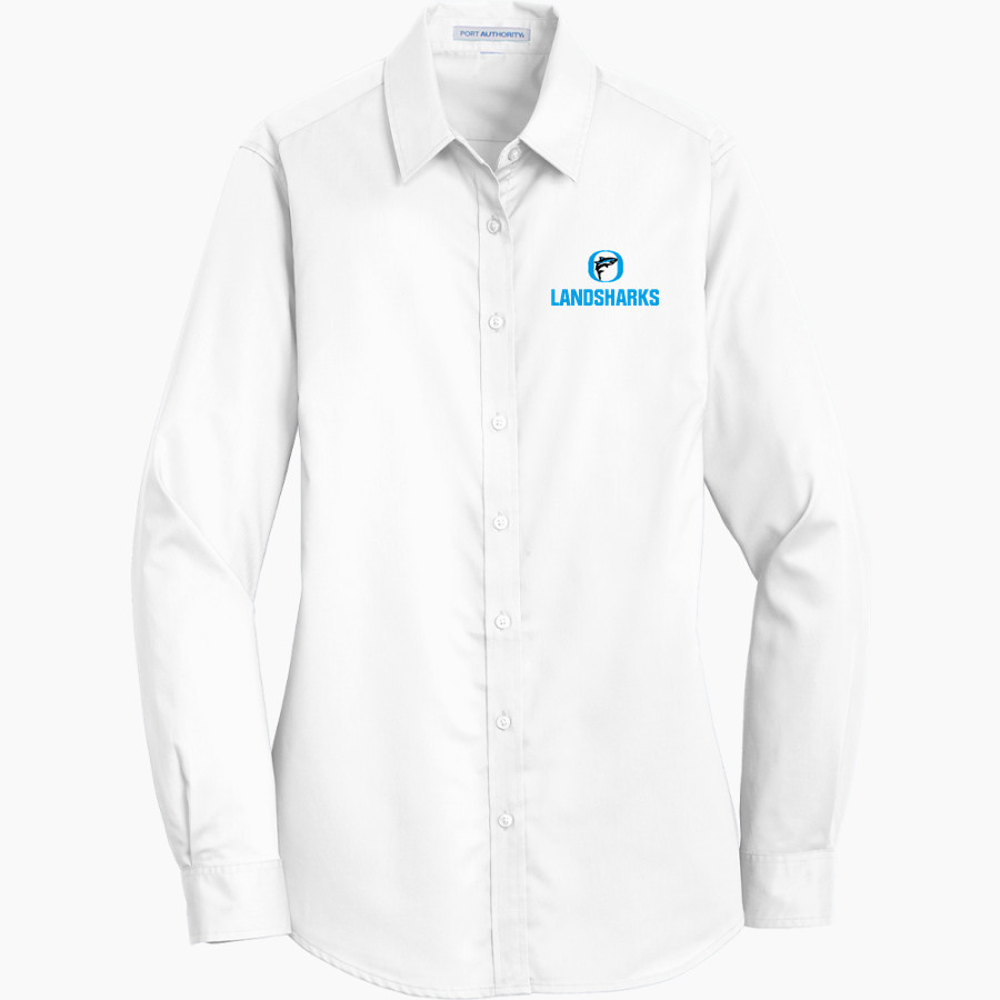 Oceanside Collegiate Academy Landsharks <span class="pdp-name-mascot">Oceanside Collegiate Academy Landsharks</span> Port Authority Women's SuperPro Twill Shirt