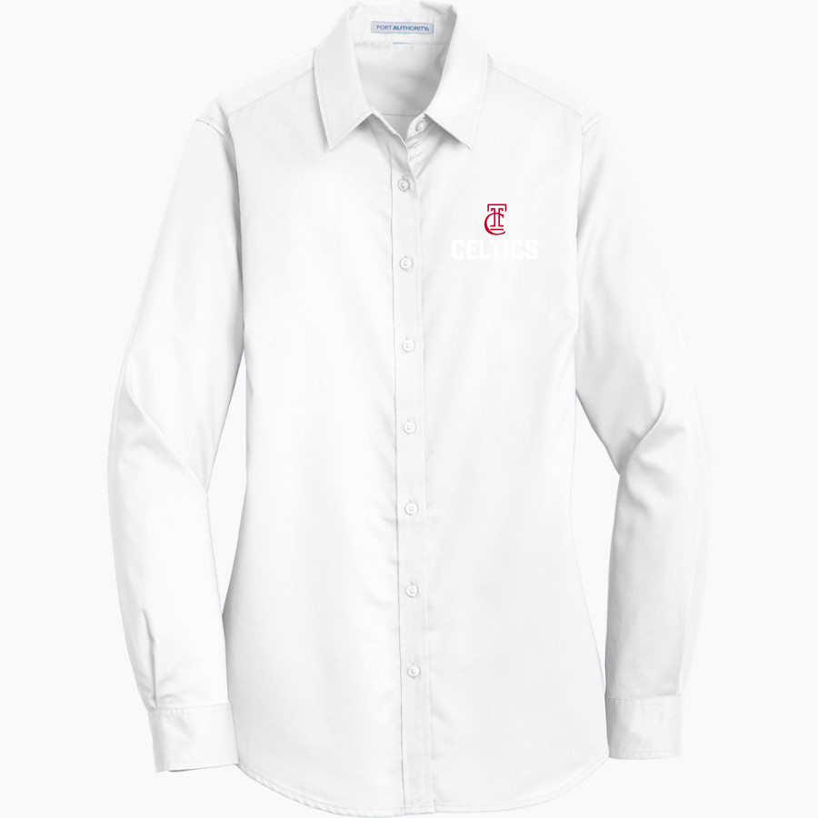 TRINITY CATHOLIC HIGH SCHOOL CELTICS <span class="pdp-name-mascot">TRINITY CELTICS</span> Port Authority Women's SuperPro Twill Shirt