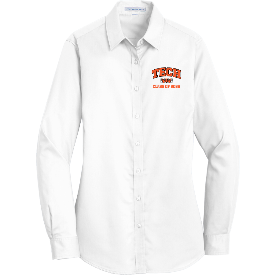 Tech High School Tigers <span class="pdp-name-mascot">Tech High School</span> Port Authority Women's SuperPro Twill Shirt