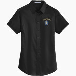 Grant Yankees <span class="pdp-name-mascot">Grant Yankees</span> Port Authority Women's Short Sleeve SuperPro Twill Shirt Front Thumbnail