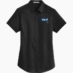 JOAQUIN HIGH SCHOOL RAMS <span class="pdp-name-mascot">JOAQUIN RAMS</span> Port Authority Women's Short Sleeve SuperPro Twill Shirt Front Thumbnail