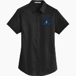 WATERTOWN HIGH SCHOOL GOSLINGS Port Authority Women's Short Sleeve SuperPro Twill Shirt Front Thumbnail