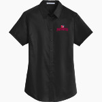 Marion Patriots <span class="pdp-name-mascot">Marion High School Patriots</span> Port Authority Women's Short Sleeve SuperPro Twill Shirt Front Thumbnail
