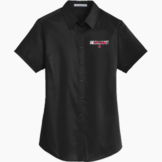Port Authority Women's Short Sleeve SuperPro Twill Shirt
