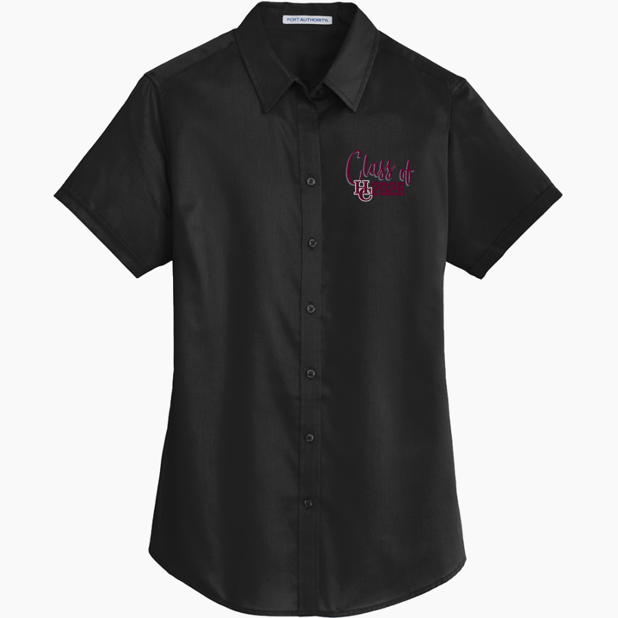 HARDIN COUNTY HIGH SCHOOL TIGERS <span class="pdp-name-mascot">HARDIN COUNTY TIGERS</span> Port Authority Women's Short Sleeve SuperPro Twill Shirt