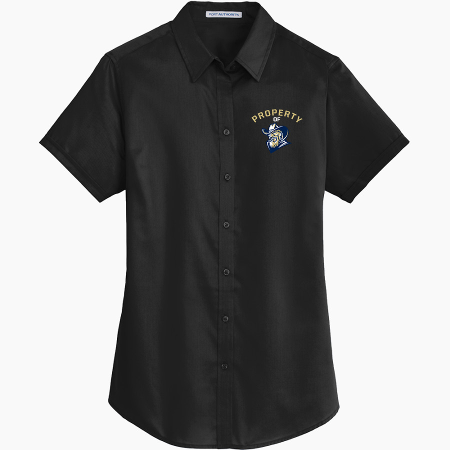 Grant Yankees <span class="pdp-name-mascot">Grant Yankees</span> Port Authority Women's Short Sleeve SuperPro Twill Shirt