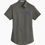 Wickenburg Wranglers <span class="pdp-name-mascot">Wickenburg Eagles</span> Port Authority Women's Short Sleeve SuperPro Twill Shirt Front Thumbnail