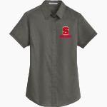 Steilacoom Sentinels Port Authority Women's Short Sleeve SuperPro Twill Shirt Front Thumbnail